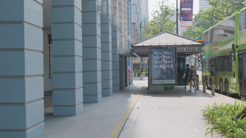 Join the Bus.Stop.Art. team for a look behind the scenes. Hear insights from Co-curator Amelia Abdullahsani and Co-curator/Artist Merryn Trevethan as well as artists Andy Yang, Helene Le Chatelier and Sebastian Mary Tay. 