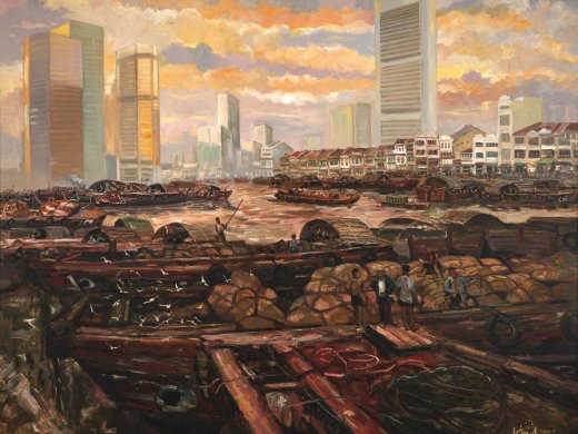Nostalgic Visions: A Dual Tribute to Old Singapore