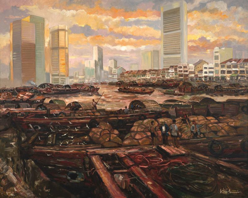 Nostalgic Visions: A Dual Tribute to Old Singapore