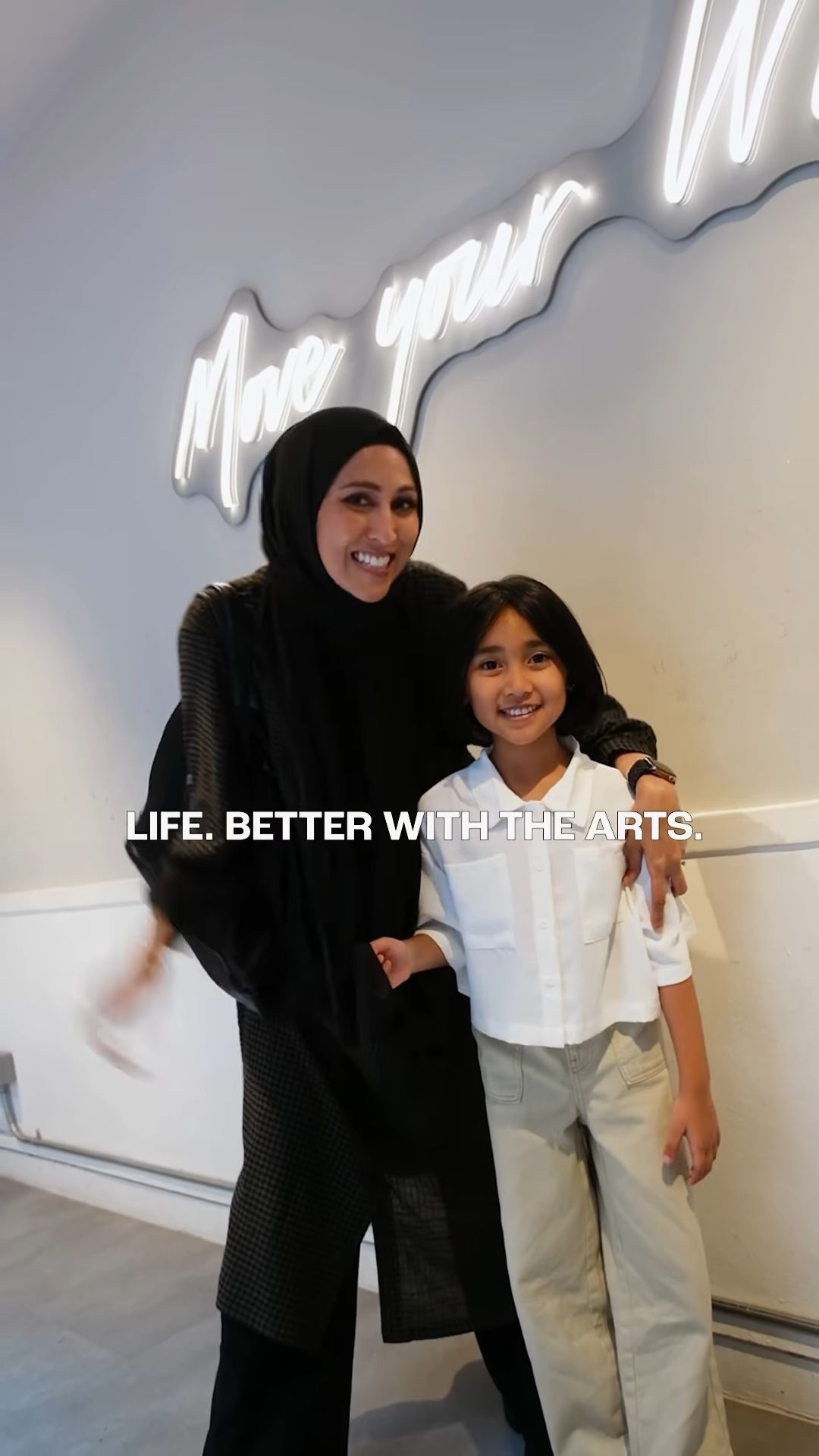 A mother describes the experience of enrolling her daughter into a dance class. She shares how she's happy to see her daughter enjoy and express herself openly through dance.