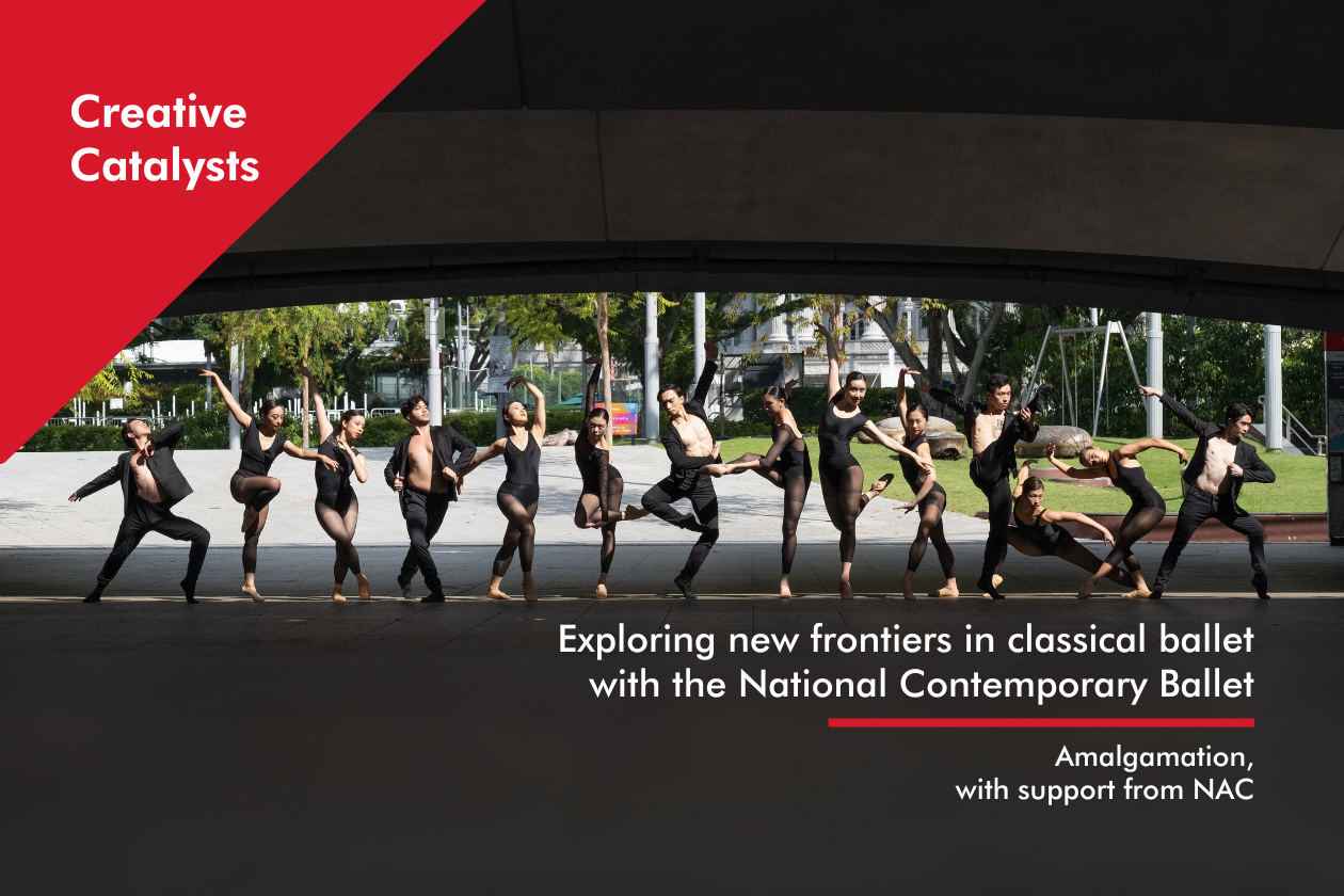 1260x840px NCBC Banner Thirteen dancers from NCBC dancing gracefully