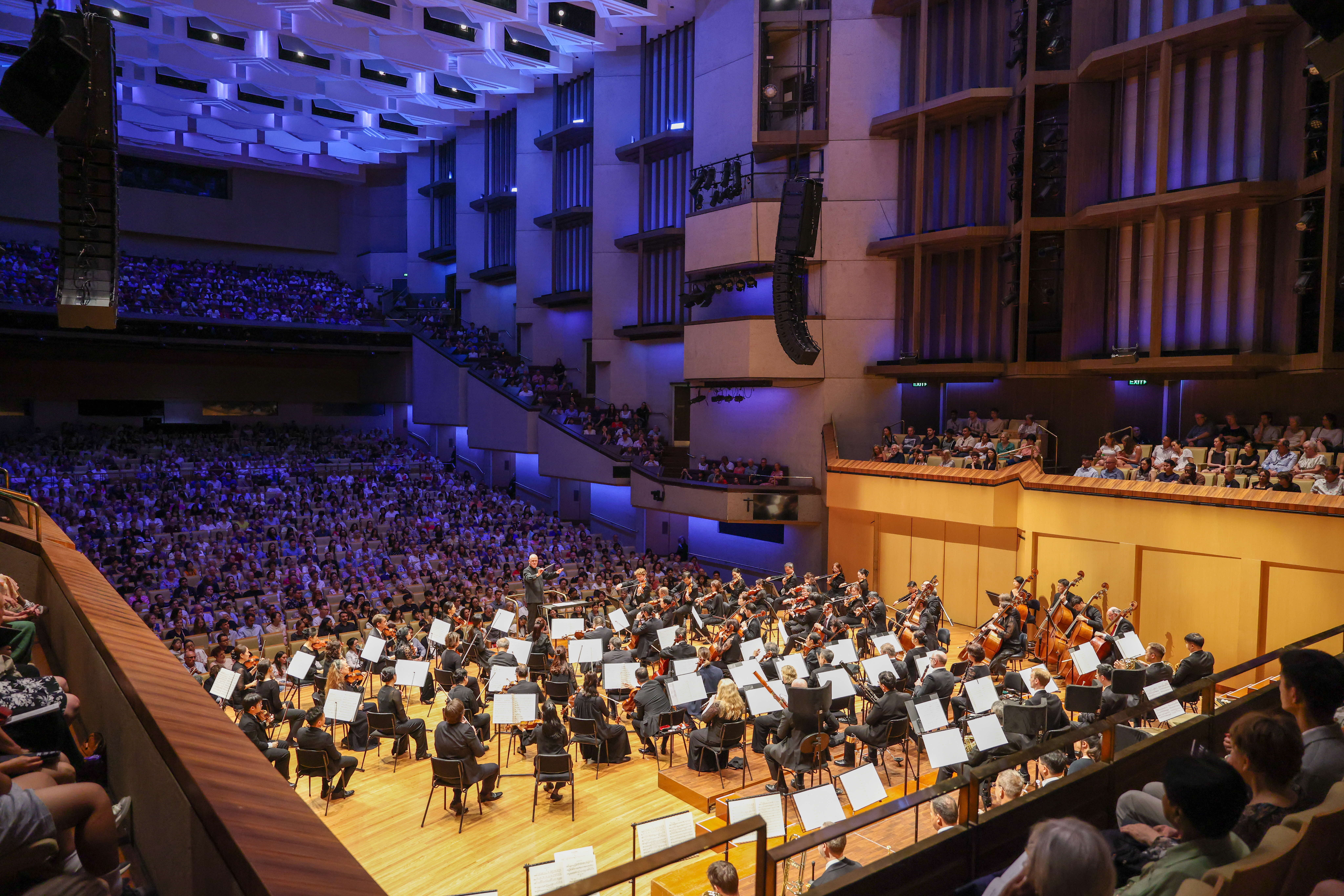 SSO performing at the Queensland Performing Arts Centre