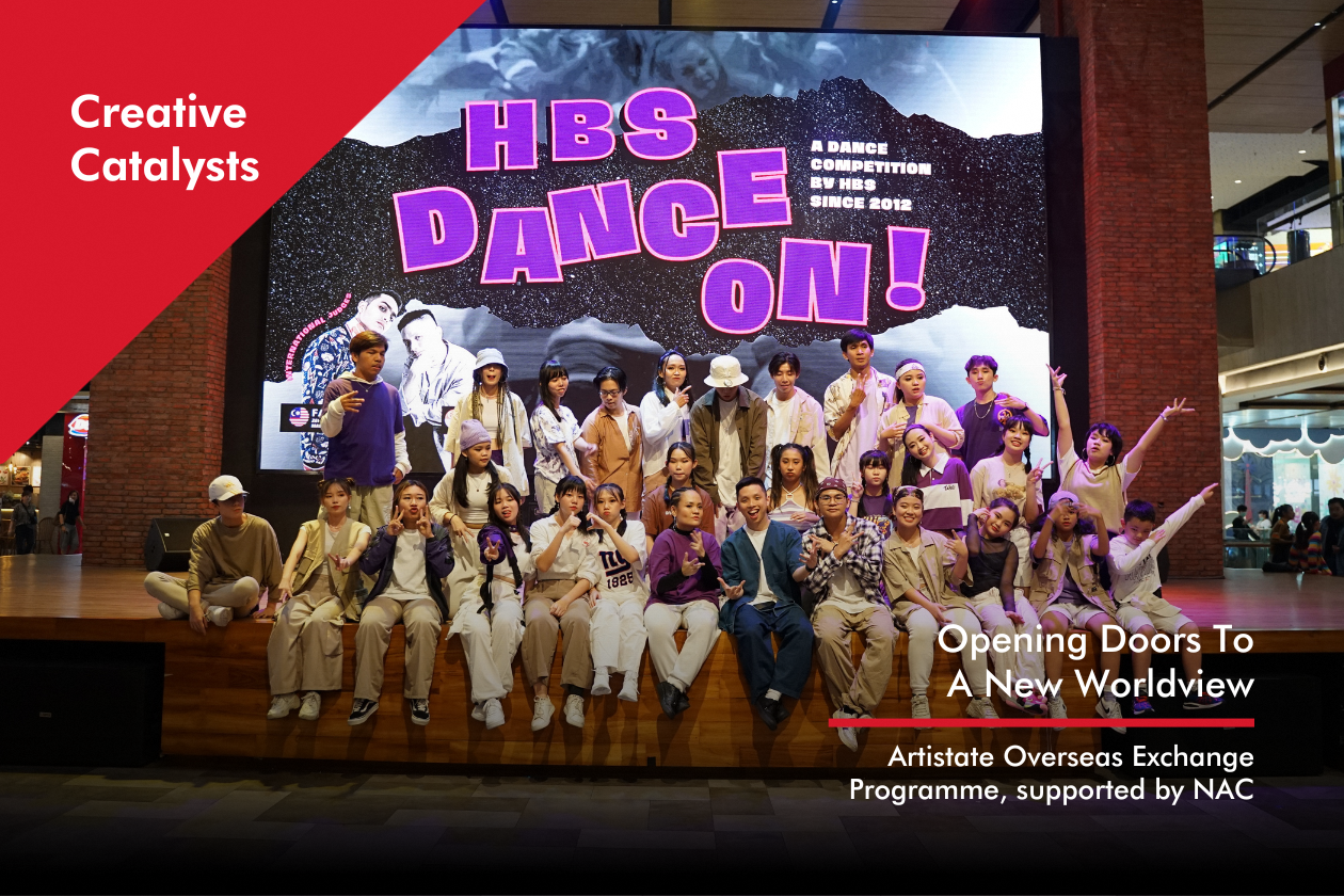 Opening doors to a new worldview through the Artistate Dance Academy Overseas Exchange Programme Big group of dancers celebrating and posing on stage