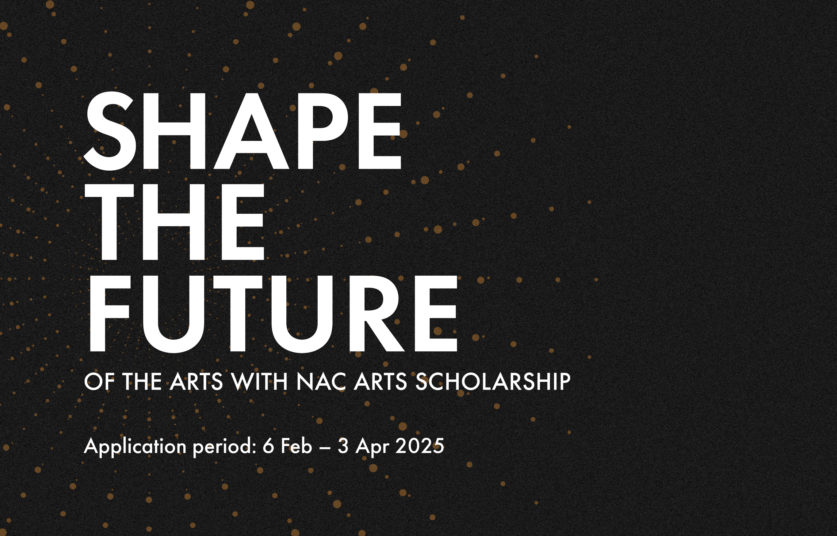 NAC Arts Scholarship 2025_Rotating Banner_Desktop