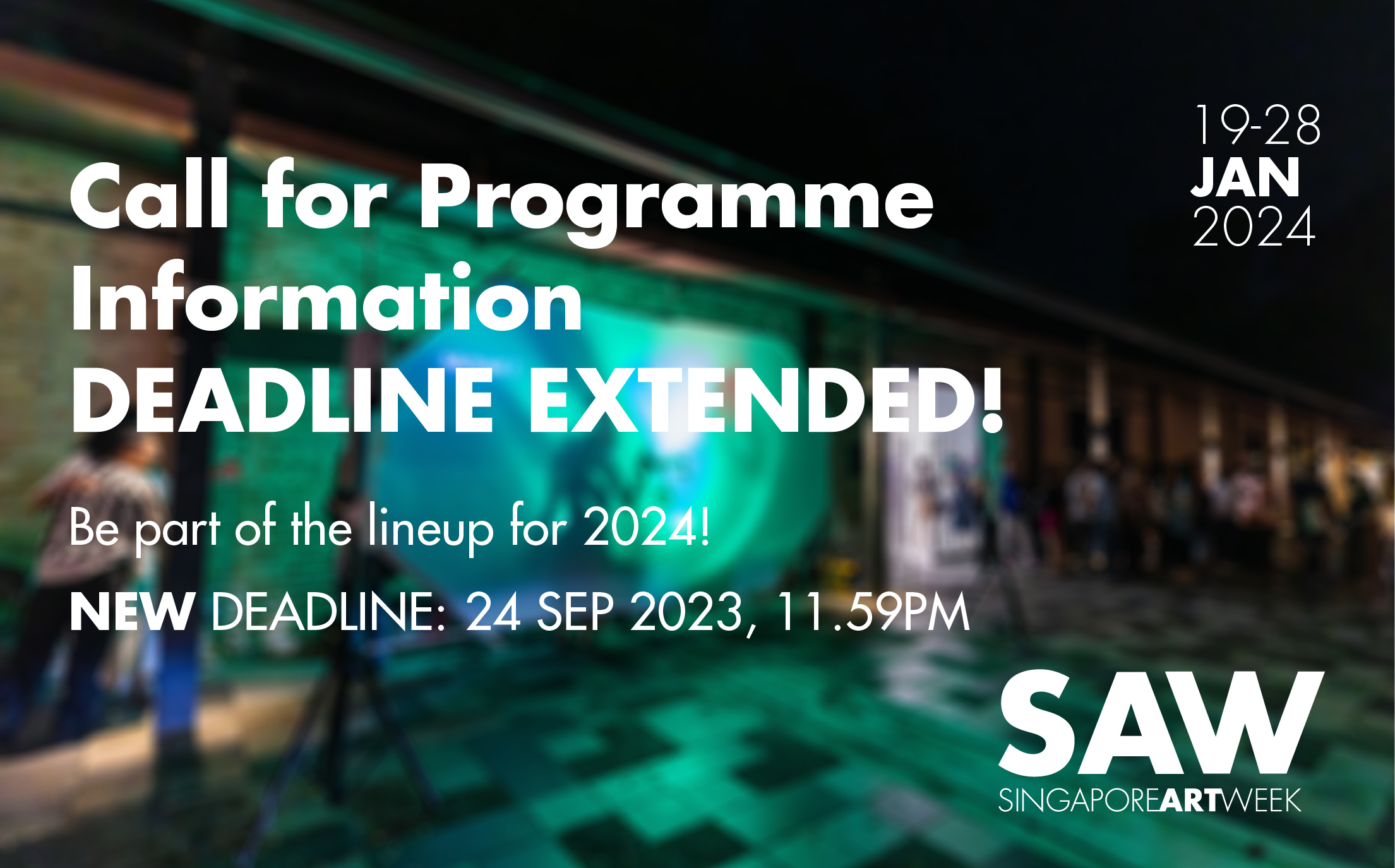 [Deadline Extension] Call for Programme Information for SAW 2024