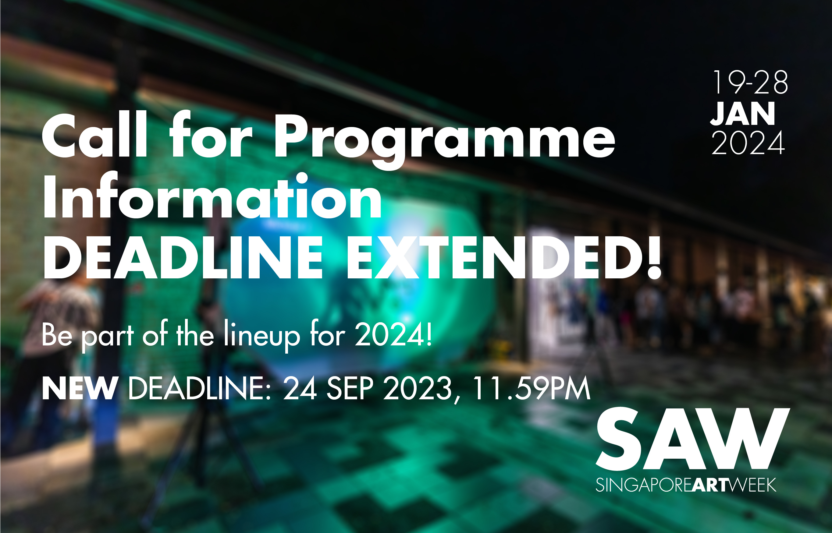 [Deadline Extension] Call for Programme Information for SAW 2024