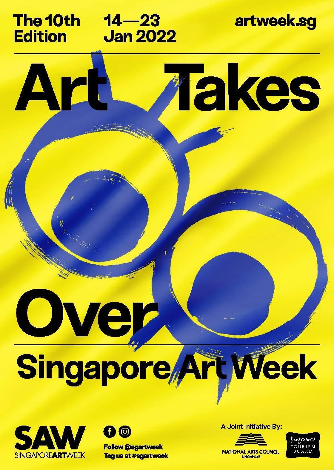 Art Takes Over Singapore Art Week Poster