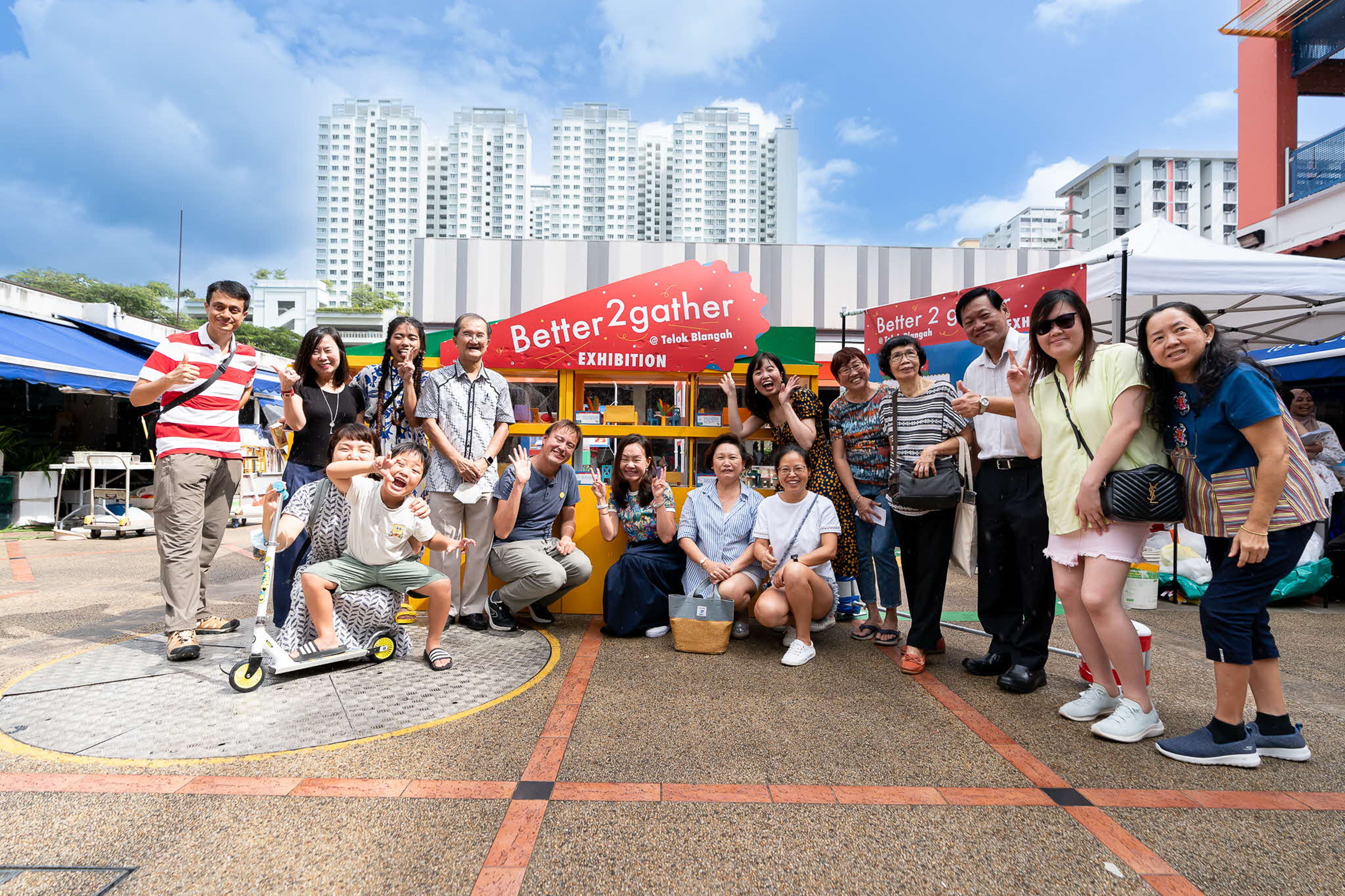 Residents of Telok Blangah and those in the south can visit “Better 2gather”, a papercraft exhibition that showcases the many stories and memories of the Telok Blangah community and neighbourhood. Image courtesy of Participate in Design.