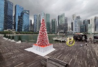 Here is SG (busking spot)