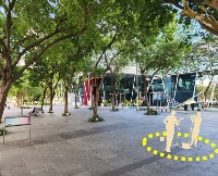 Temp location Marina Bay Waterfront Promenade - Mist Walk (Near Red Dot Design Museum)