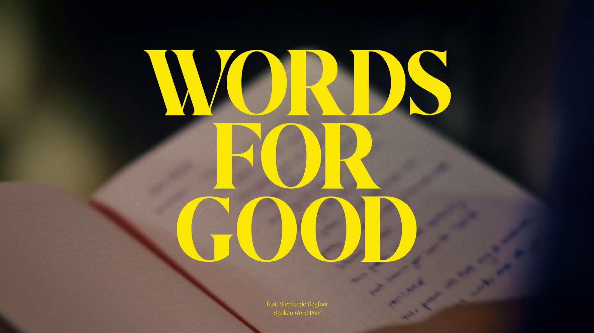 Words For Good