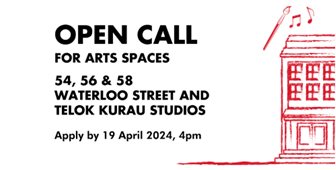 Open call for arts tenancy applications for Telok Kurau Studios and 54, 56 and 58 Waterloo Street 